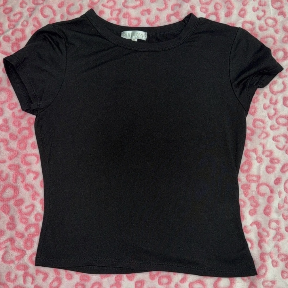 Classic Black Short-Sleeve Women's Tee